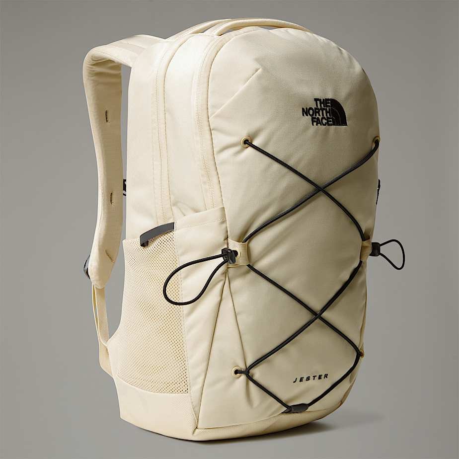 best backpacks for women for work: The north face beige backpack ranks high for comfort and it's multiple purpose use